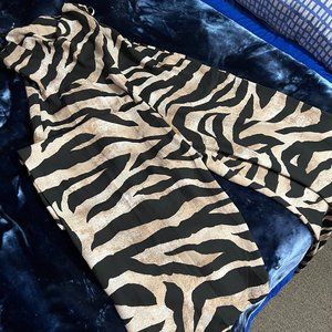 Wide Leg Tiger Print Jumpsuit